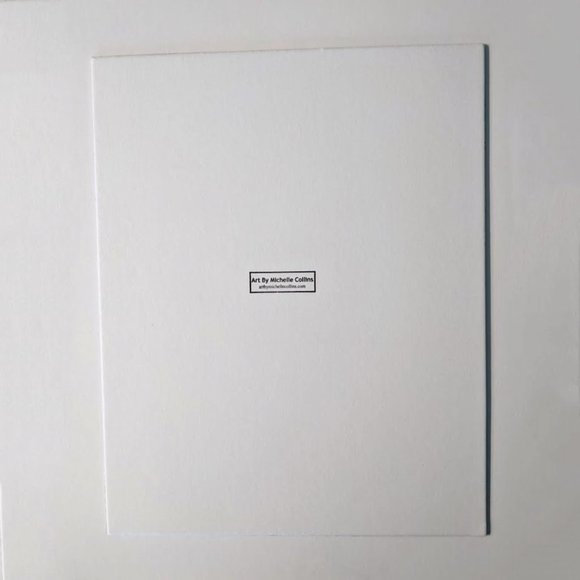 Signed Abstract Art Print Holy Family Christmas Nativity Artist Signed - Picture 2 of 3